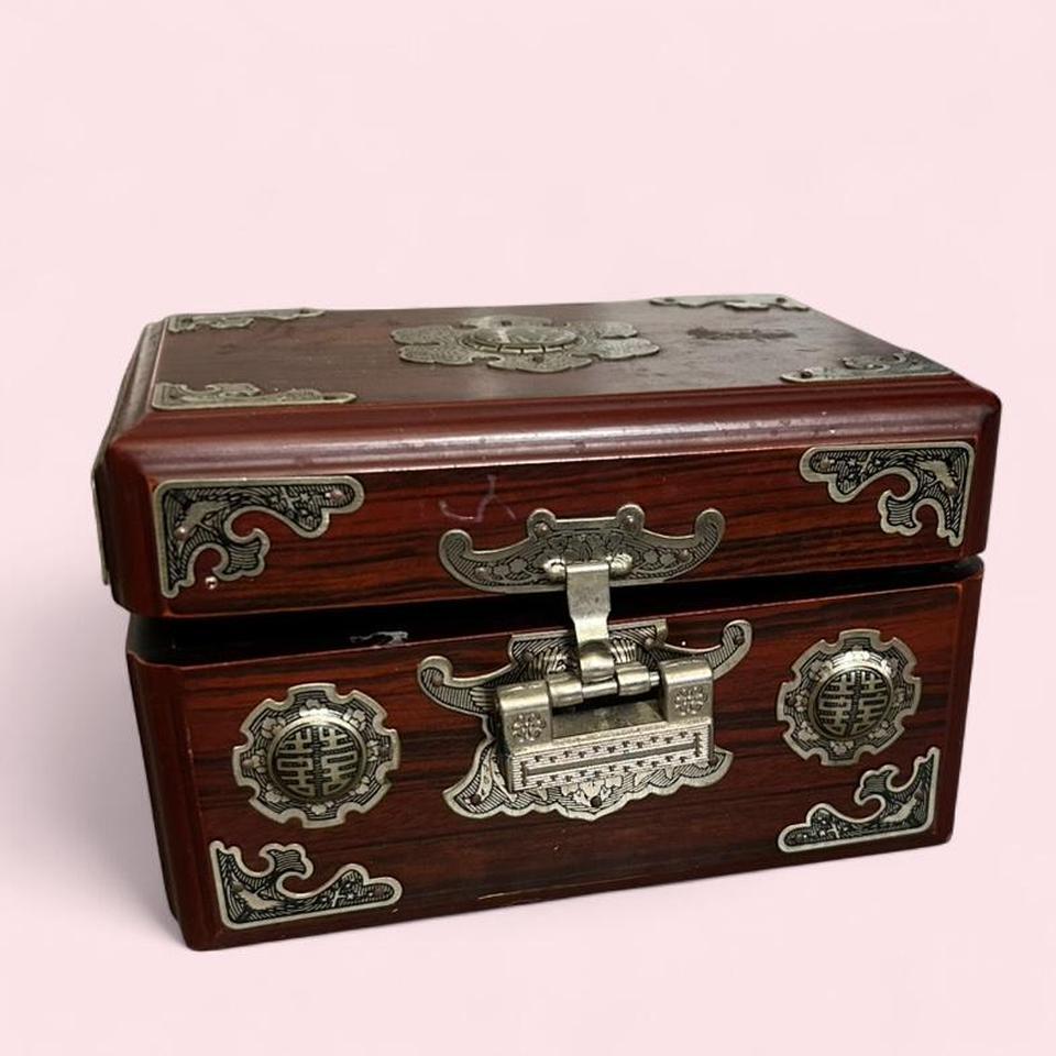 Wooden Japanese Inspired Jewelry Box 7606