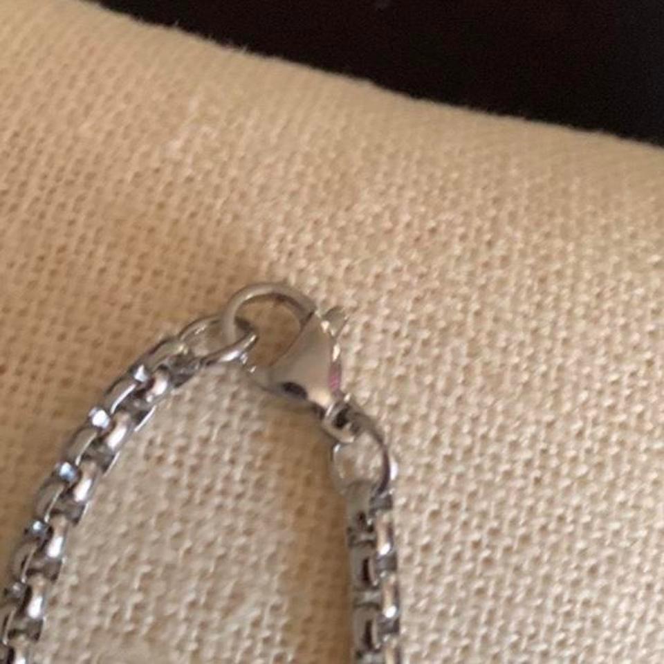 Silver Chain Necklace With Lobster Bc8a 2