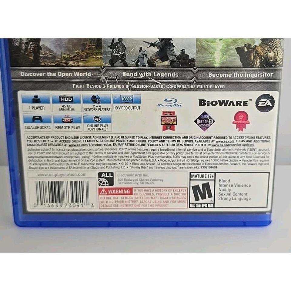Dragon Age Inquisition Game For 3