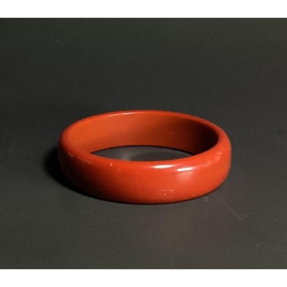 Vintage1960s Mod Rust Brown Lucite 8b34 6