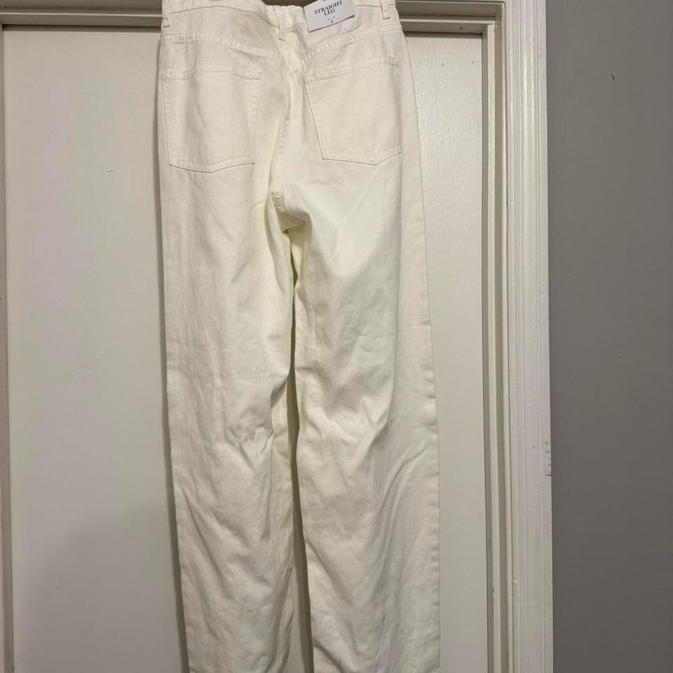 Future Collective Nwt White Jeans 3