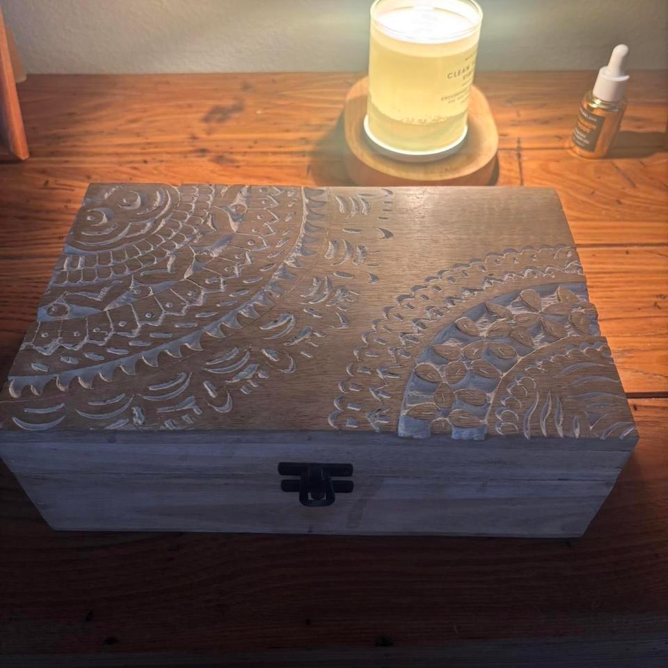 Wooden Jewelry Box Homedecor 8506