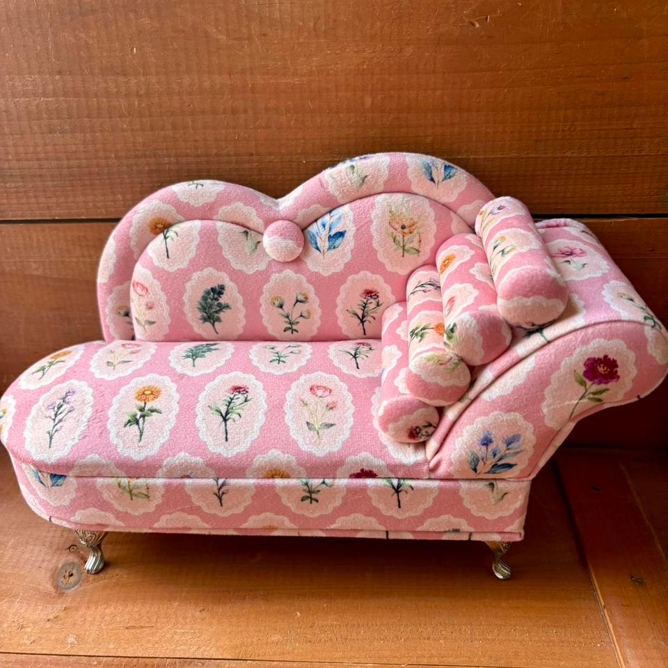 Miniature Chaise Doll House Sofa French 7df5 8