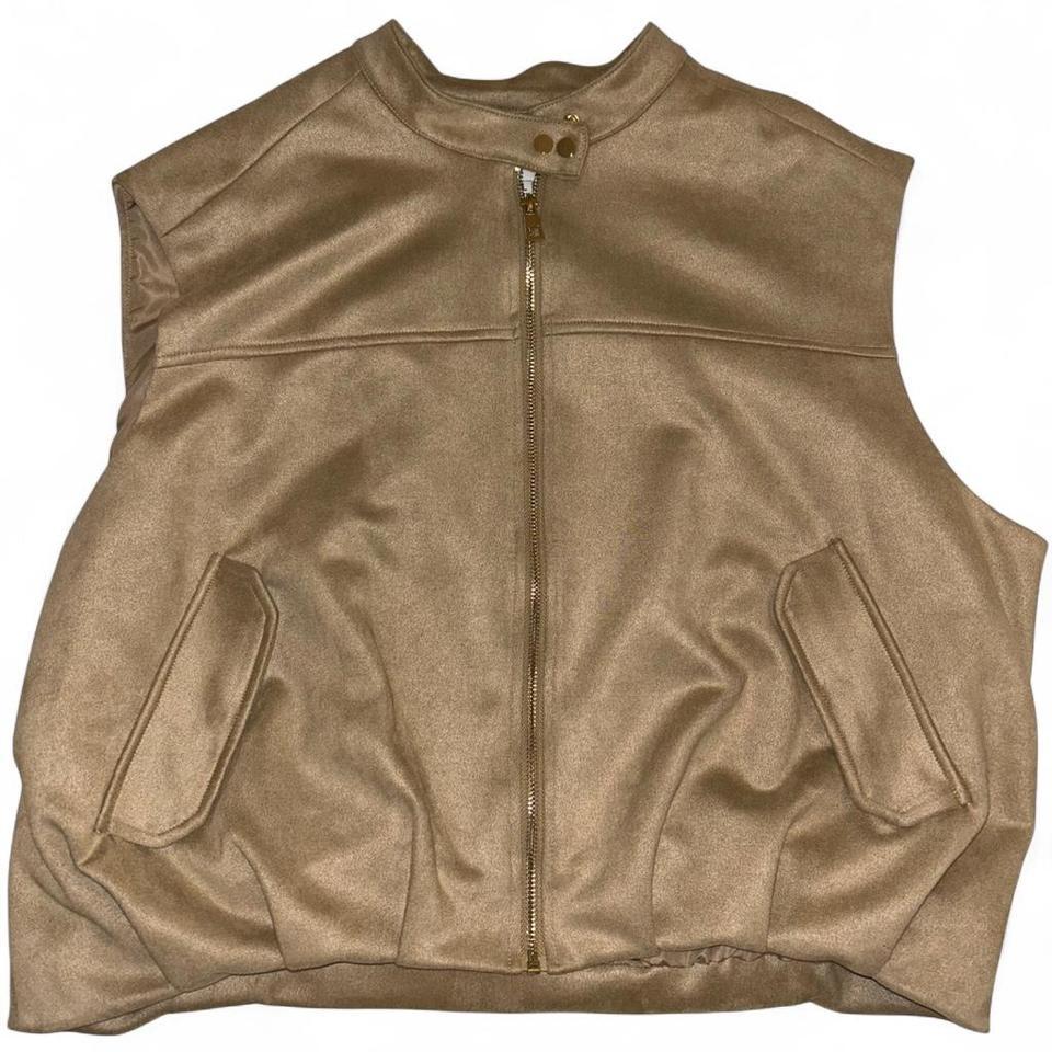Steve Madden Suede Camel Vest D5c9