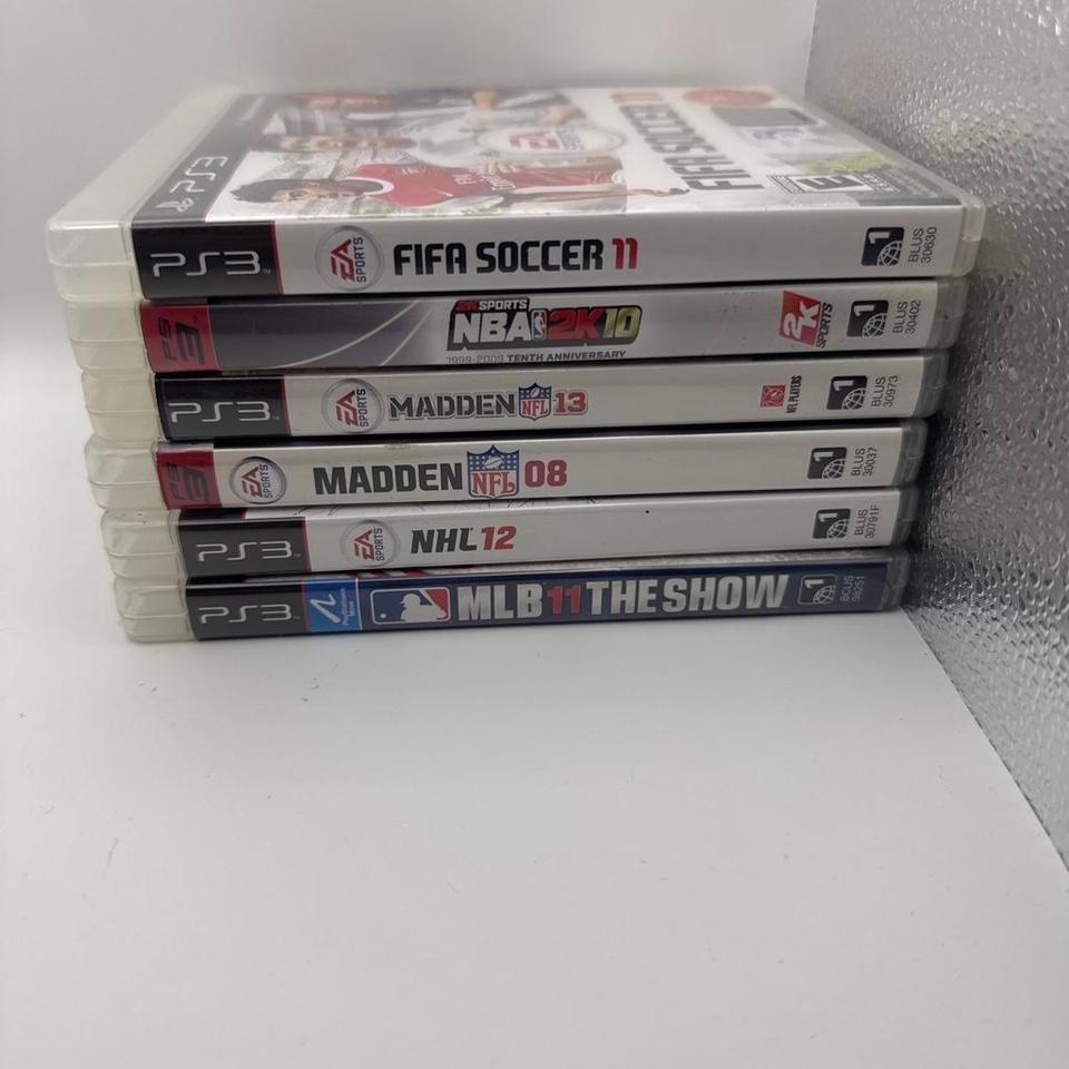 Ps3 Sports Game Lot 6 F206