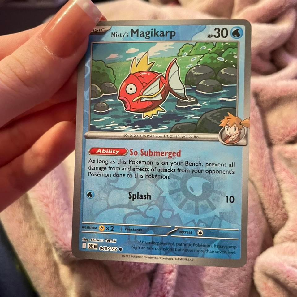 Rare 2025 Mistys Magikarp Holofoil 1988 2