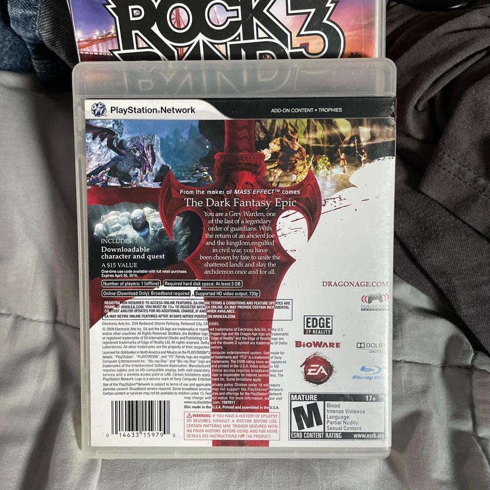 Dragon Age Origins Ps3 Game 2