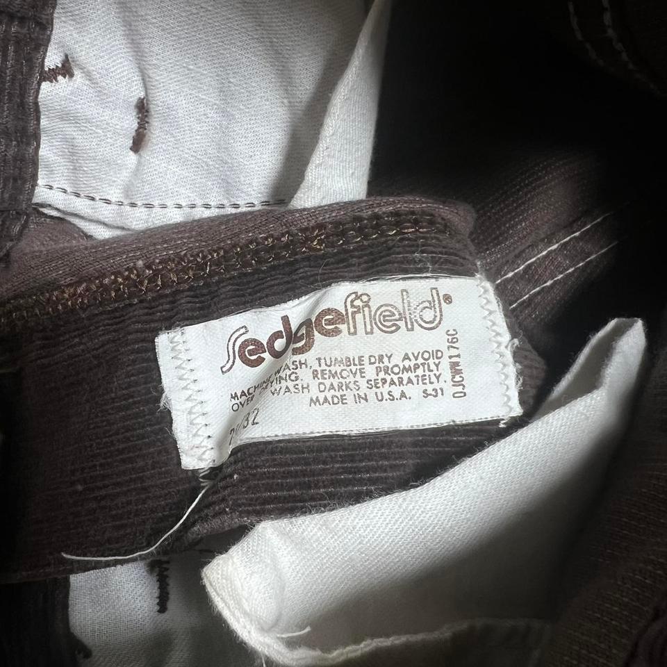Vintage 80s Brown Corduroy Pants 5
