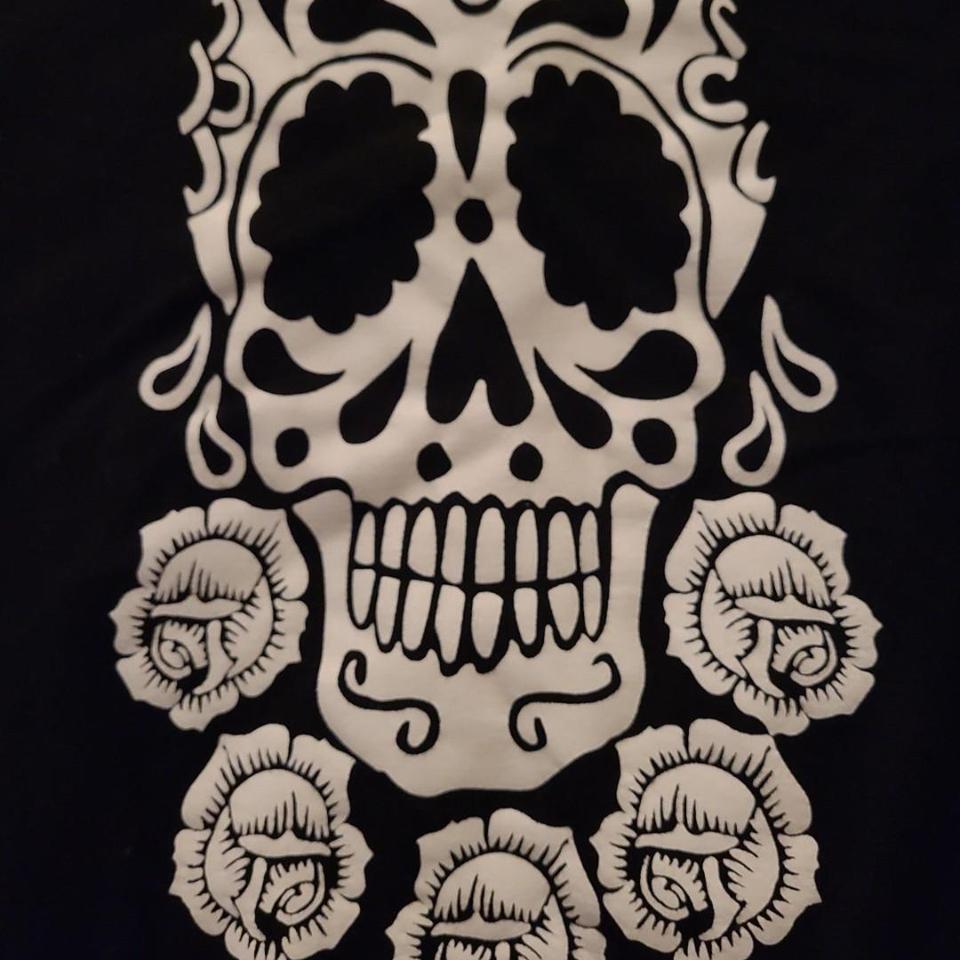 Black With White Skull 8