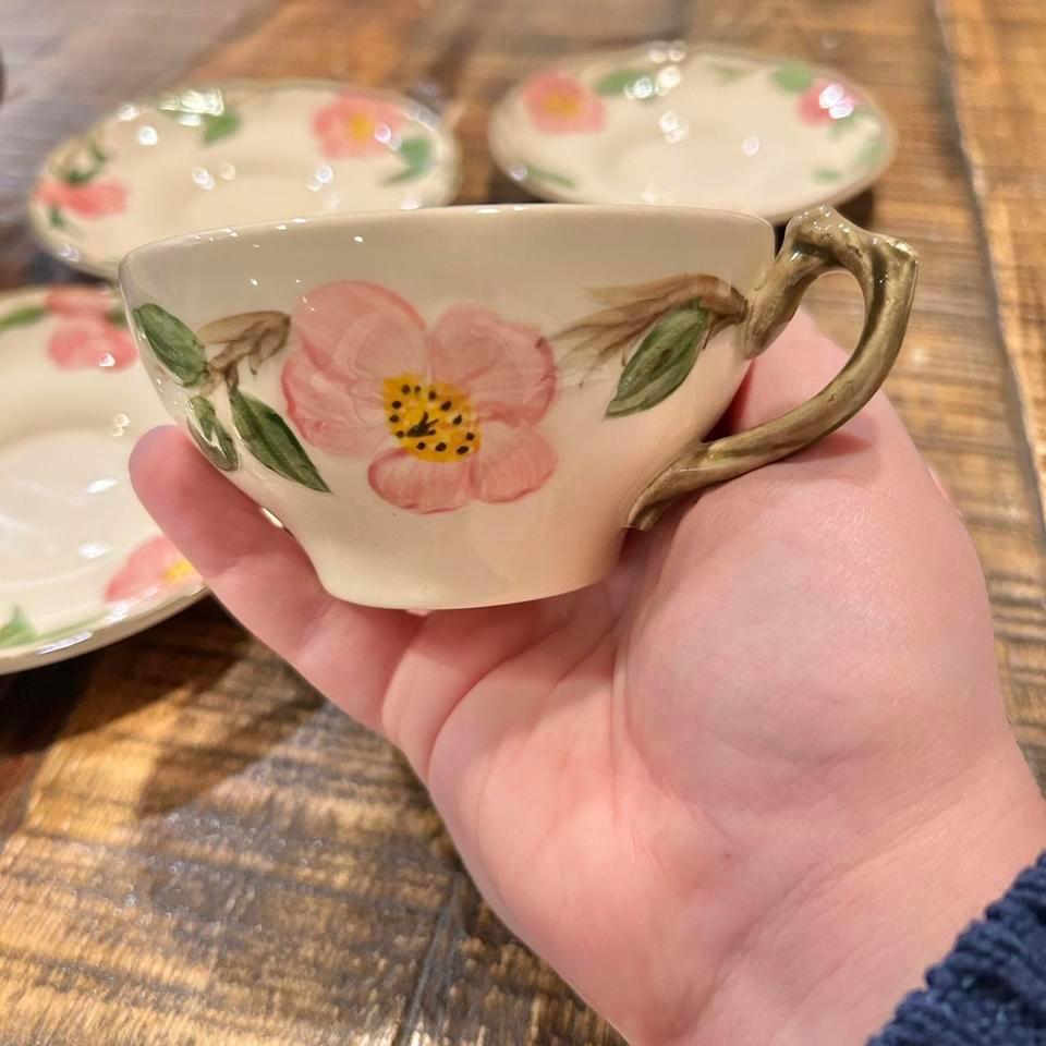 Vintage Franciscan Desert Rose Tea 3