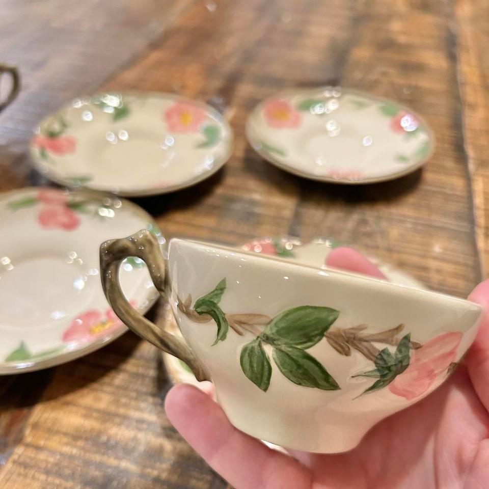 Vintage Franciscan Desert Rose Tea 4