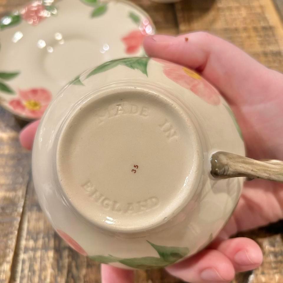 Vintage Franciscan Desert Rose Tea 7