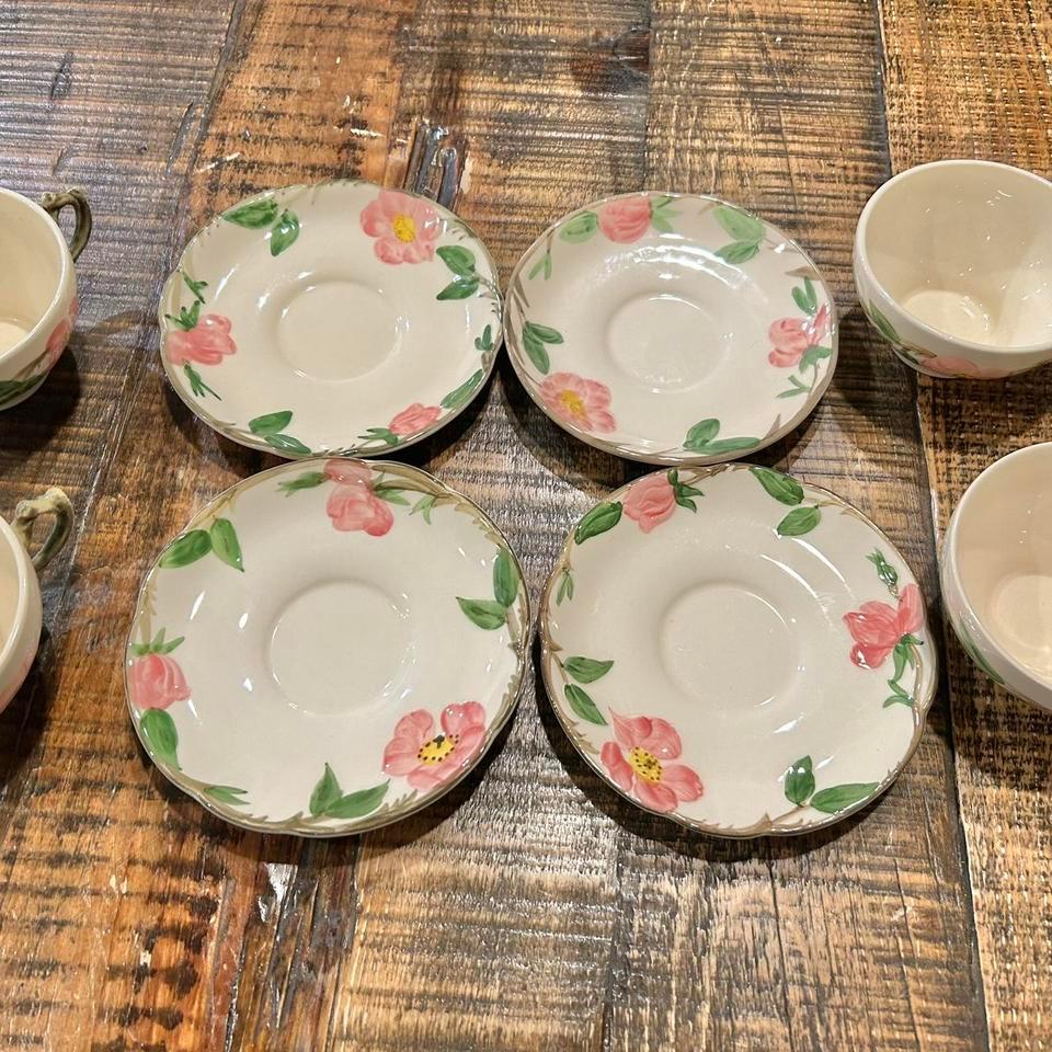 Vintage Franciscan Desert Rose Tea 6