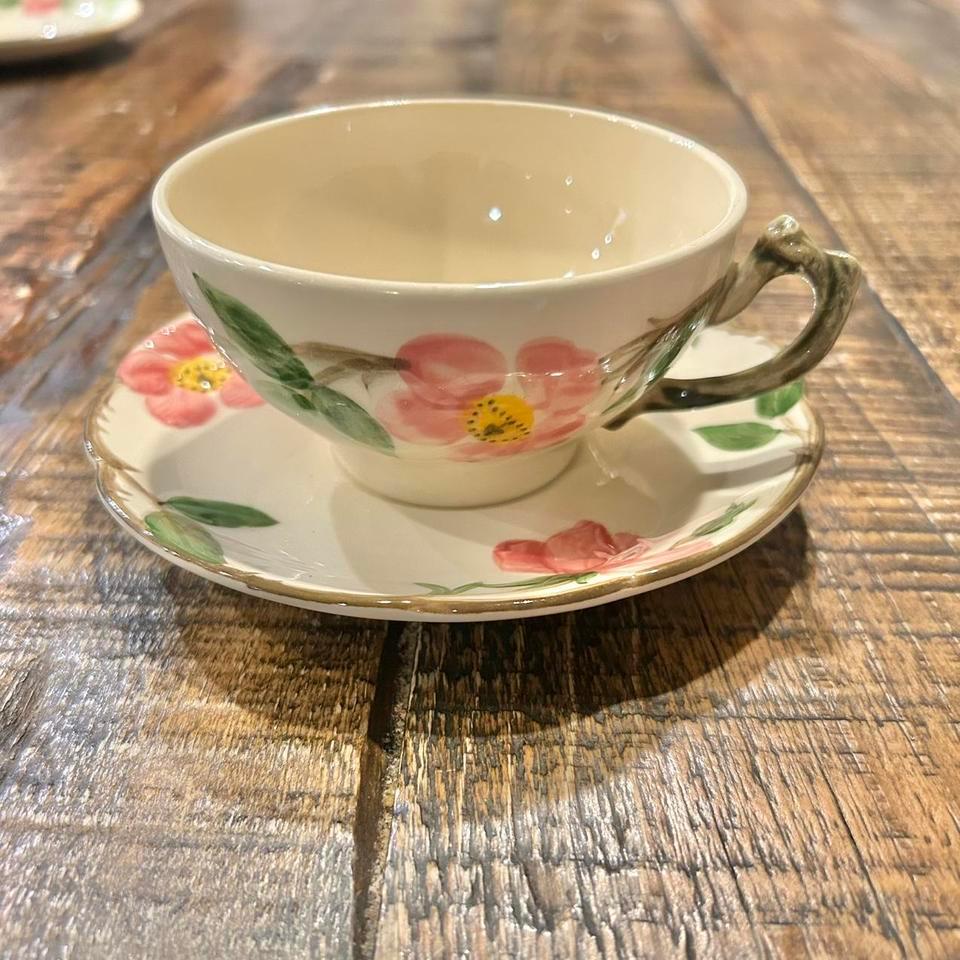 Vintage Franciscan Desert Rose Tea 2
