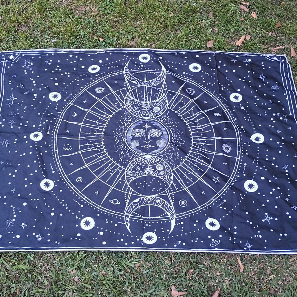Large Celestial Tapestry With Sun 446c
