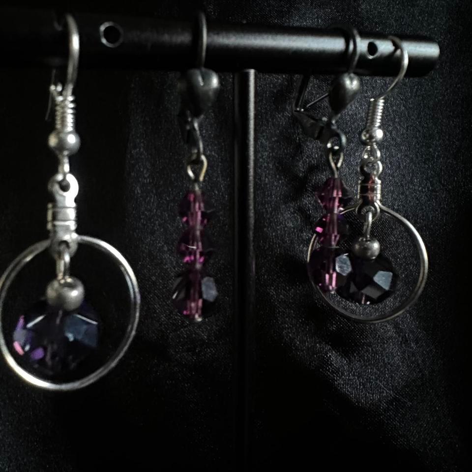 Two Pairs Of Handmade Purple 19d2 2