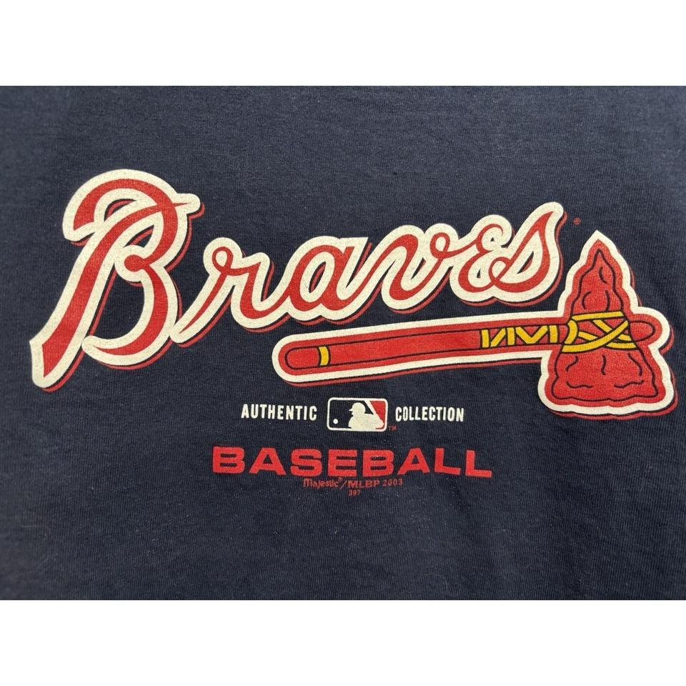Atlanta Braves Vintage Shirt Majestic 36b4 3