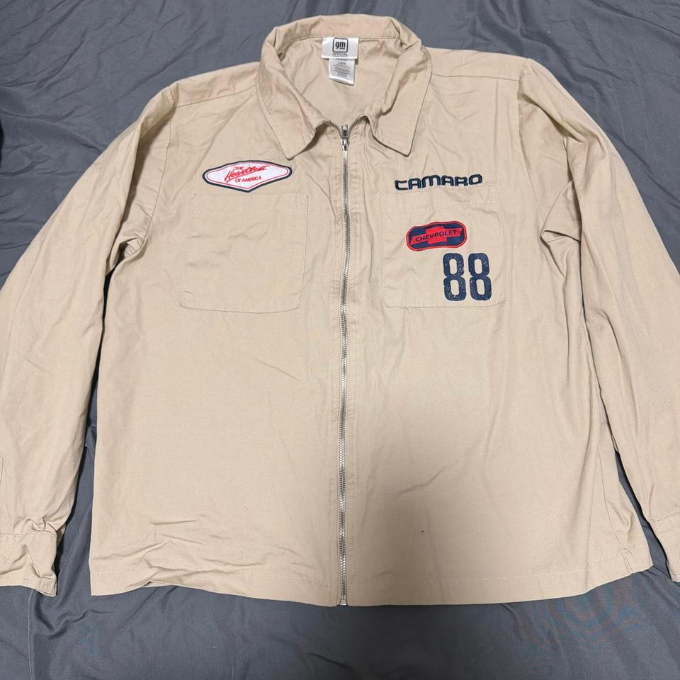 Tan Camaro Jacket Good Condition 606d