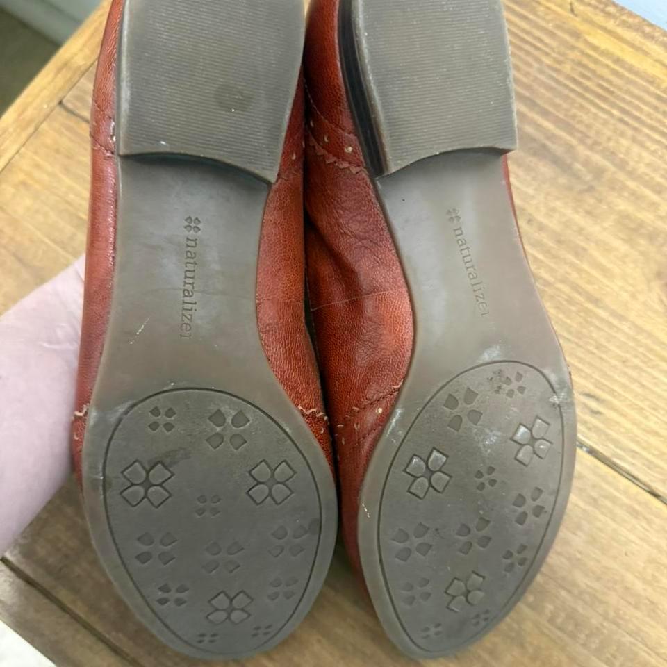 Naturalizer Burnt Orange Leather Loafers B3af 3
