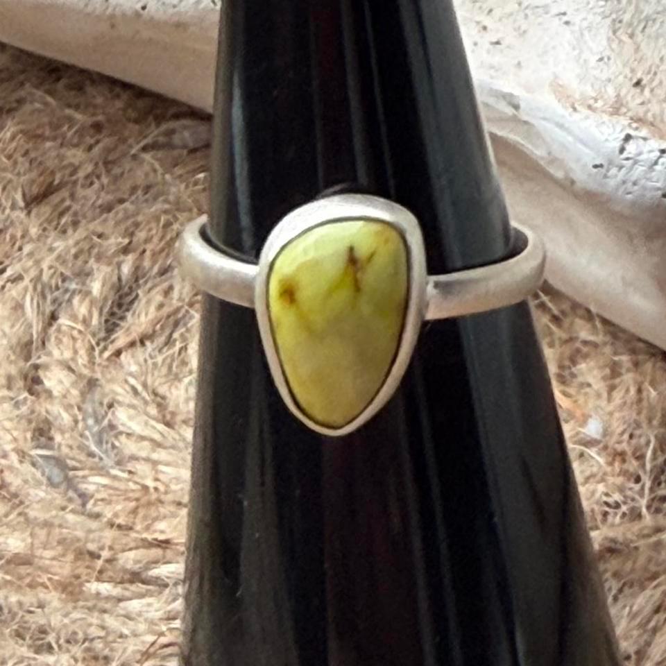 Sterling Silver And Palomino Ring 4240