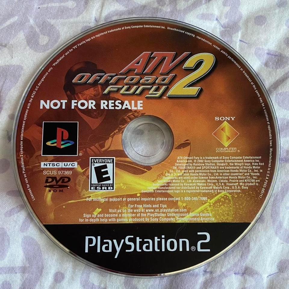 Ps2 Game Atv Offroad Fury 4e75