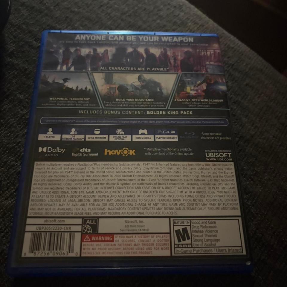 Watch Dogs Legion Ps4 Game 6