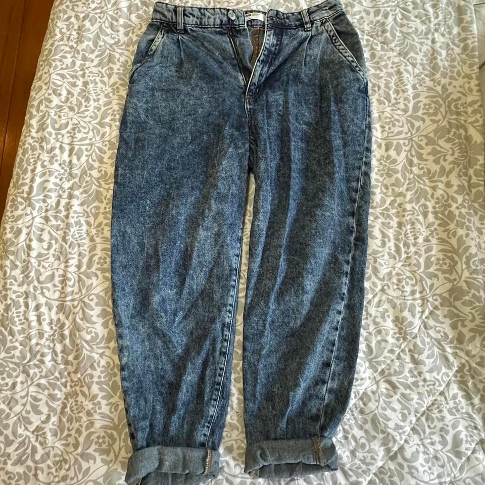 Acid Wash Blue Mom Jeans