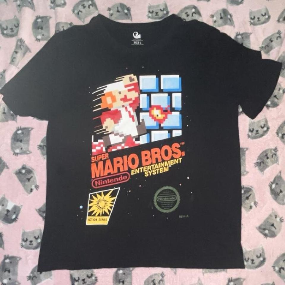 Vintage Black Super Mario Bros