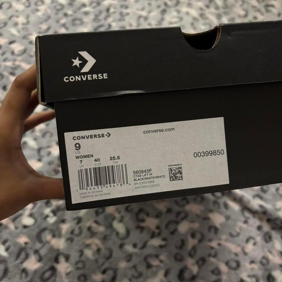 Black Converse High Top Trainers E993 7