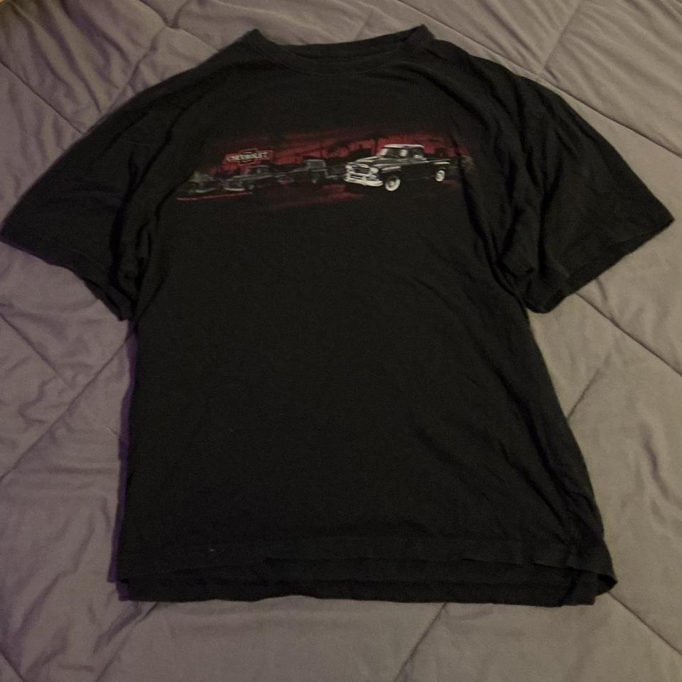 Vintage Black And Red Chevy