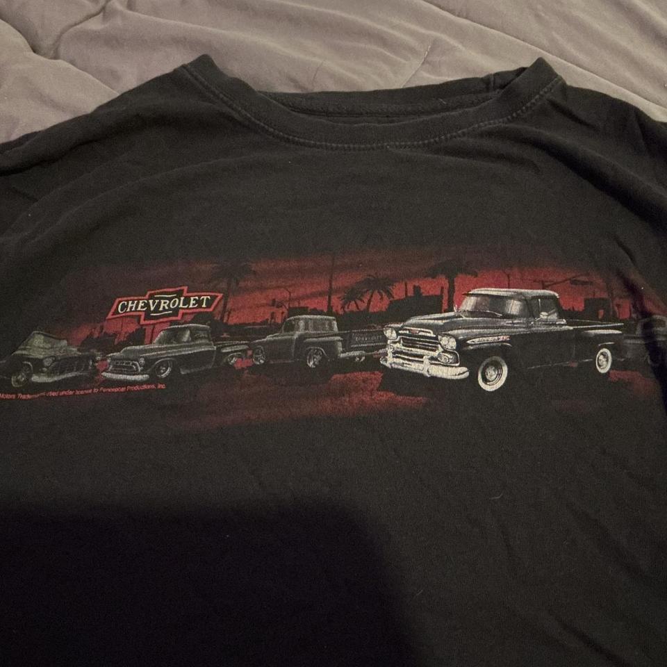 Vintage Black And Red Chevy 2