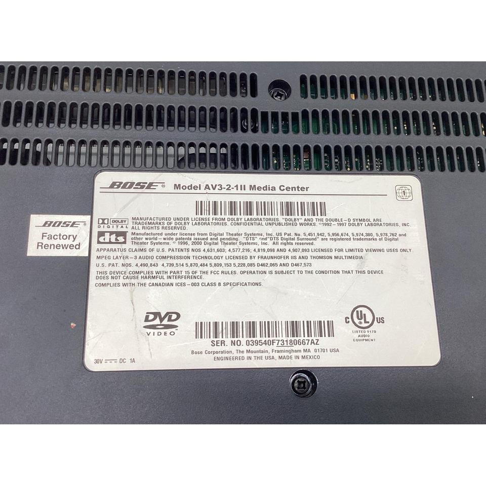 Bose Av 3 2 1 Series Iii 5