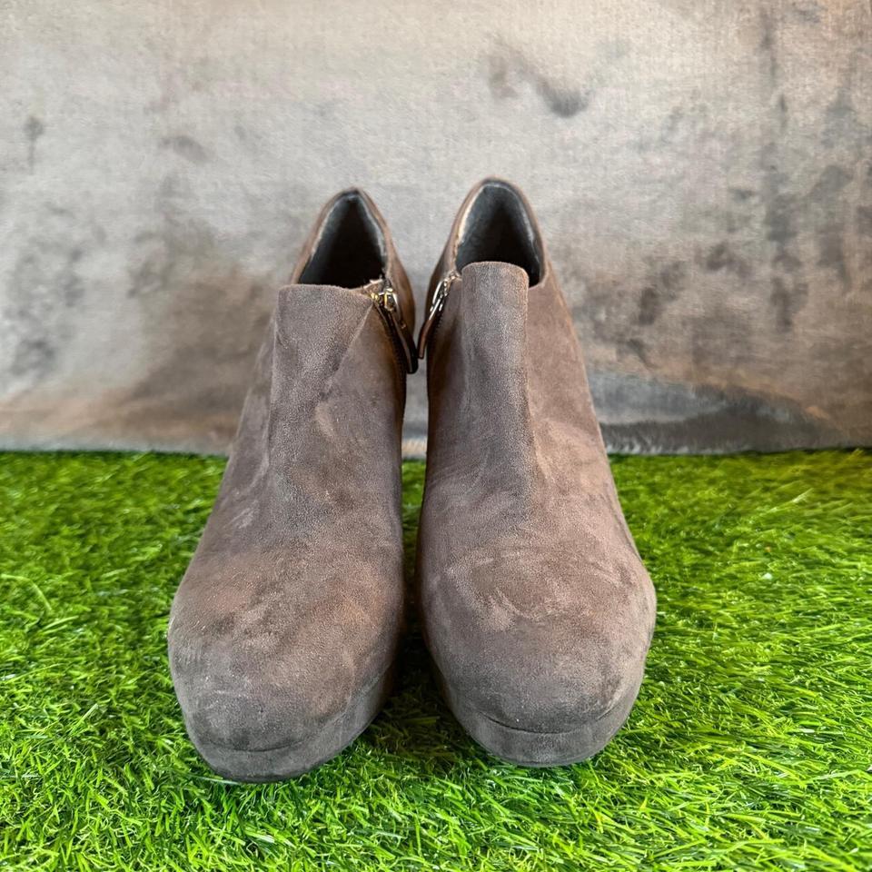 Liz Claiborne Gray Suede Like Platform 7e8f 3