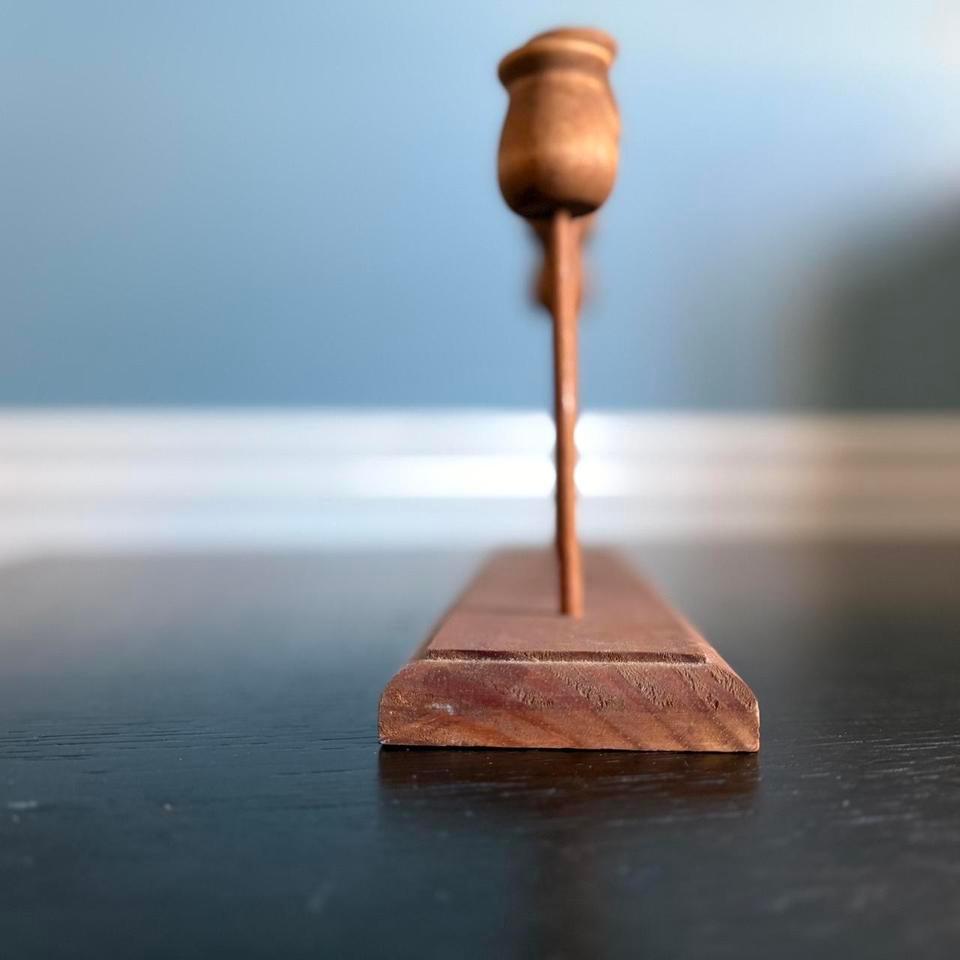 Vintage Hand Carved Wooden 5 846f 5