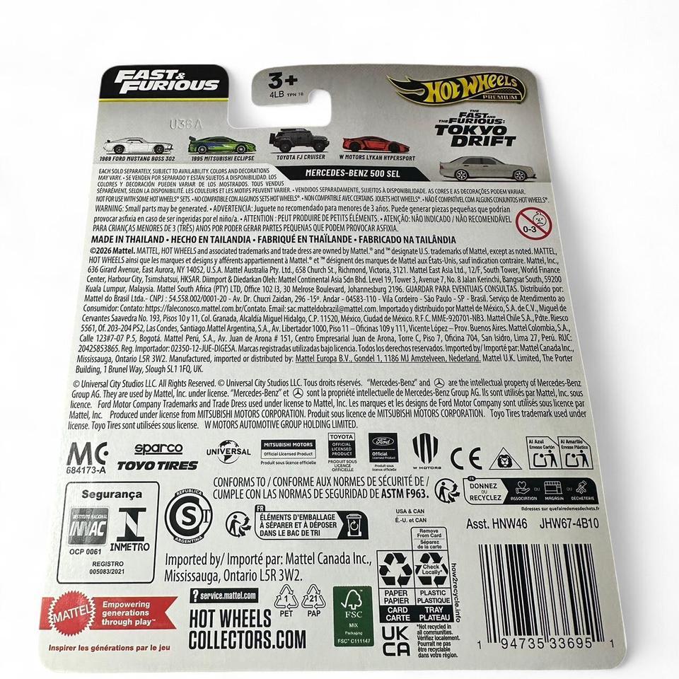 Hot Wheels Premium Fast And C598 2