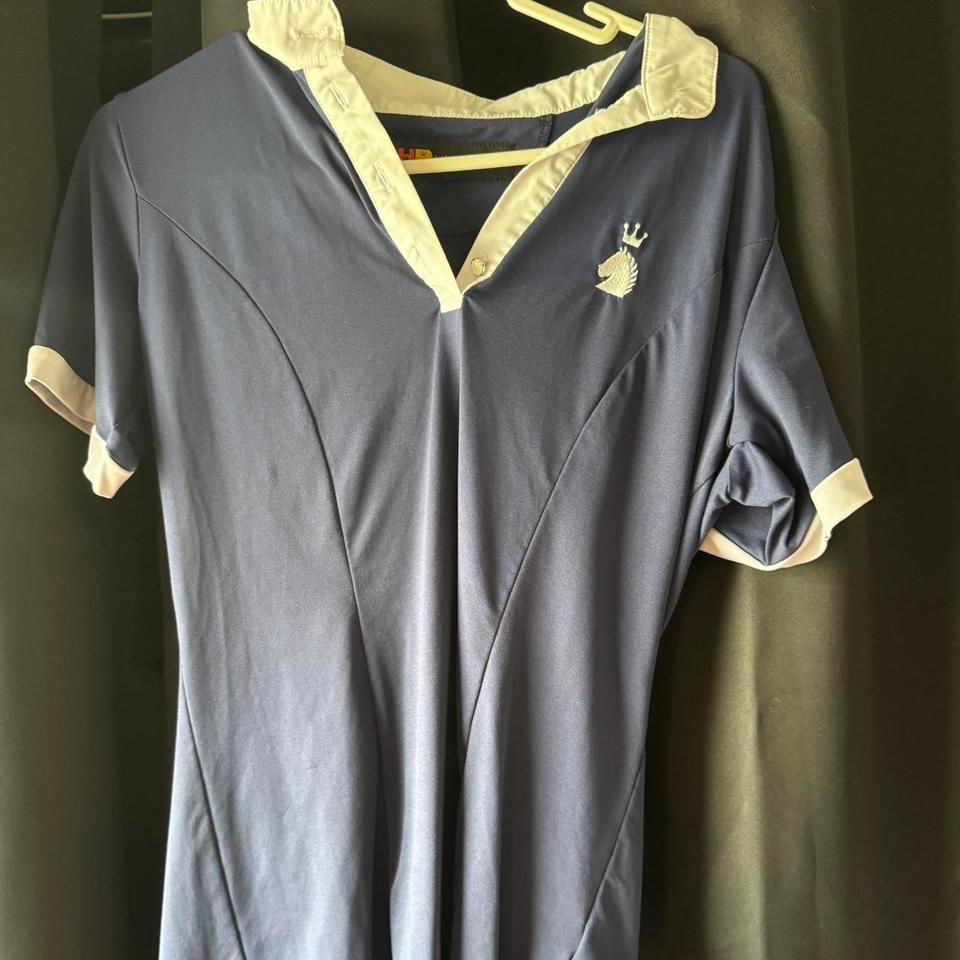 Navy Blue Show Shirt Size Fb04