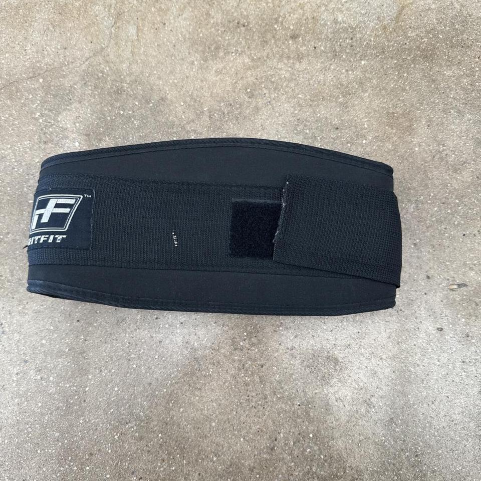 Black Ritfit Weightlifting Belt Unisex