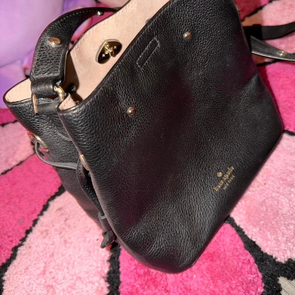 Black Kate Spade Bucket Bag 07da 3
