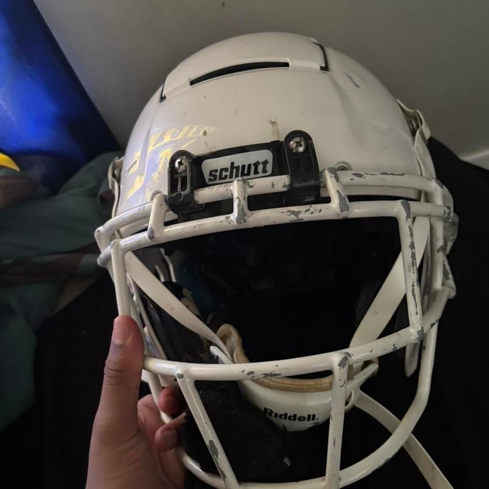 White Schutt Football Helmet Football Ef4f