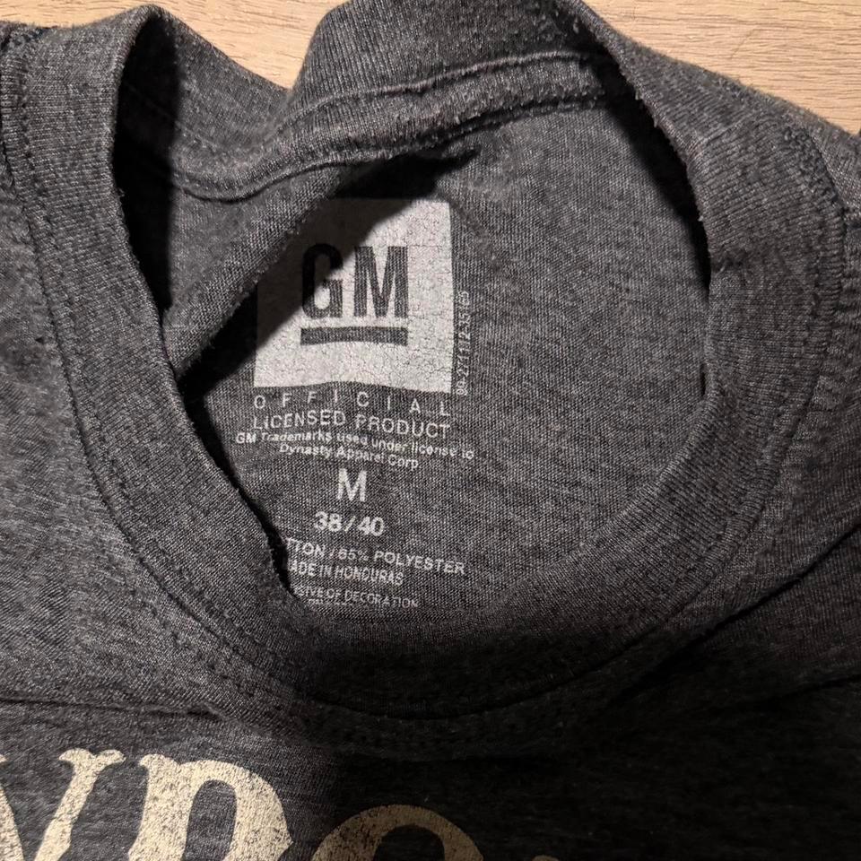 Chevrolet Grey T Shirt Size M 5d17 2