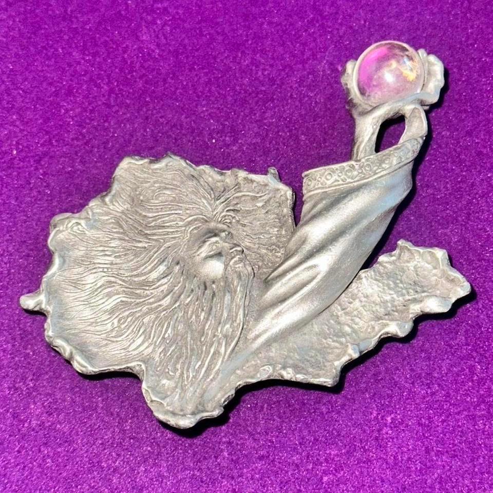 Vintage 1980s Jj Jonette Pewter 5b48 3