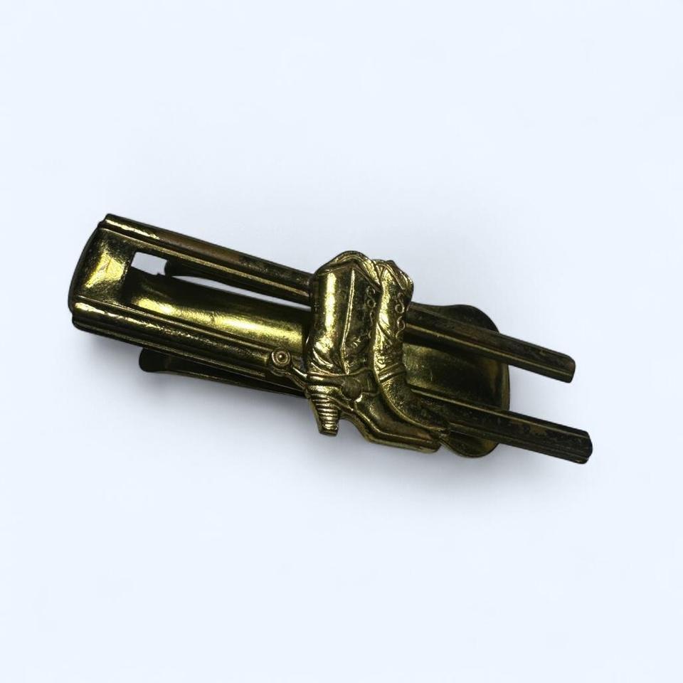 Cowboy Boots Money Clip Tie 3
