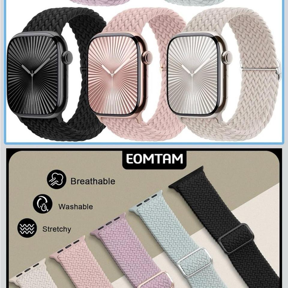 5 Pack Braided Stretchy Bands A539 3