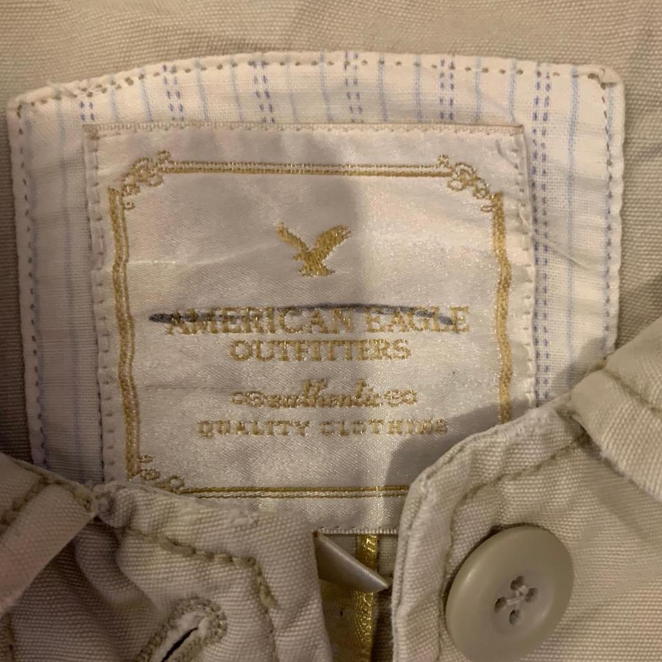 Y2k American Eagle Cream Coat 94f7 2