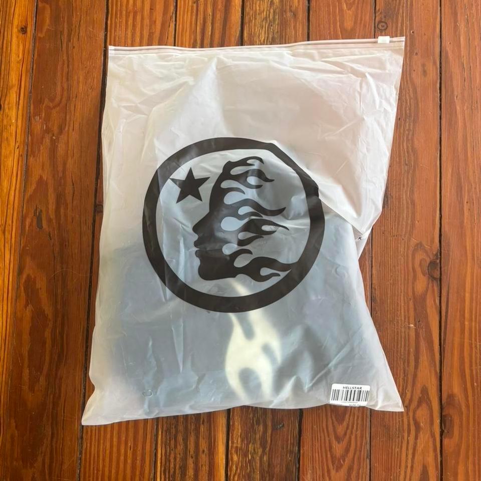 Hellstar Flame Shorts Blackwhite Or 3a3c 3