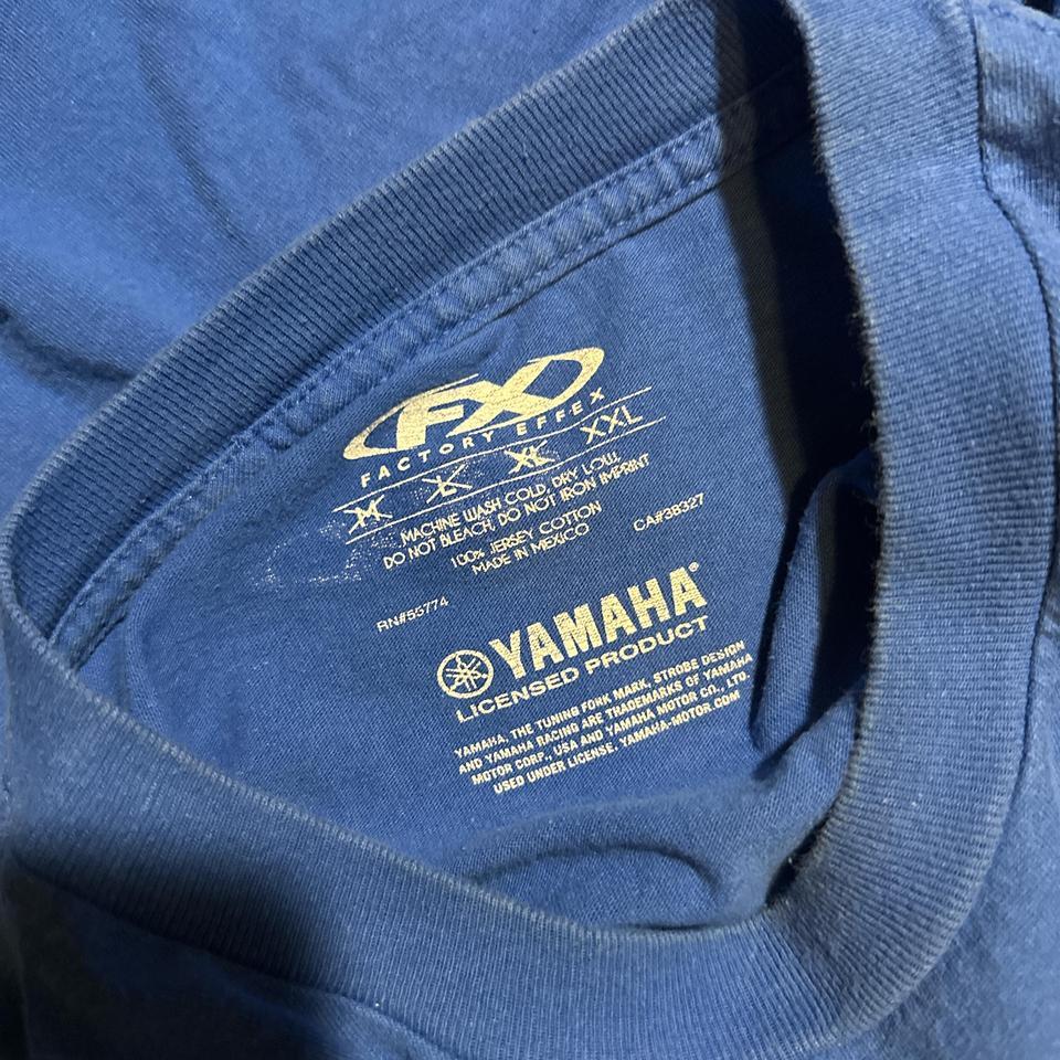 Yamaha Racing Blue T Shirt Racing 62e0 3