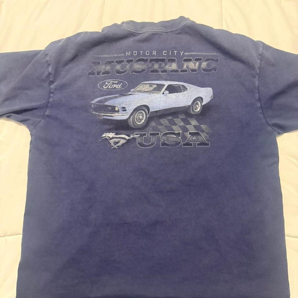 Ford Mustang Blue T Shirt Mustang 3ab2