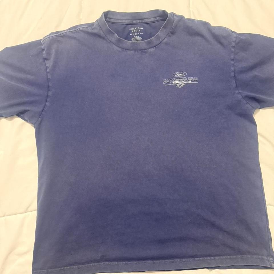 Ford Mustang Blue T Shirt Mustang 3ab2 2