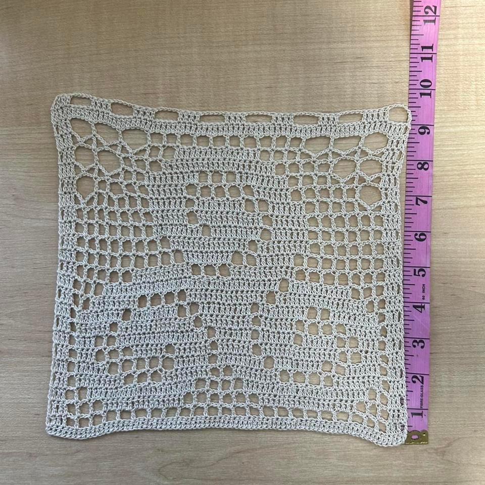Handmade Filet Crochet Triple Goddesses Ada1 6