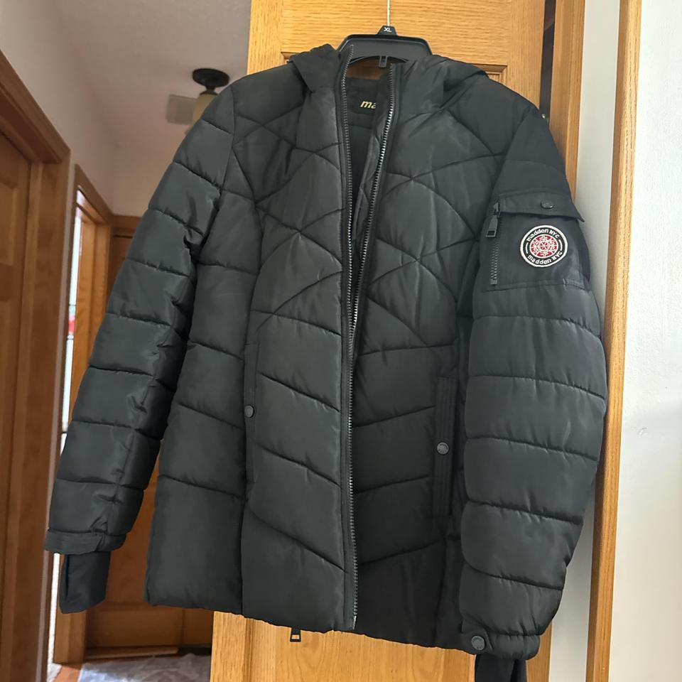 Madden Black Puffer Jacket Pufferjacket